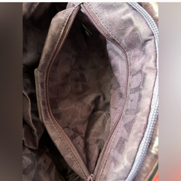 Furla eggplant Croc-Embossed Clutch - Picture 4 of 11